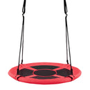 2-in-1 40 Inch Kids Hanging Chair Detachable Swing Tent Set-Orange