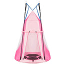2-in-1 40 Inch Kids Hanging Chair Detachable Swing Tent Set by LJGDeals