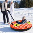 42" Heavy-duty Inflatable Snow Tube with Detachable Tow Strap