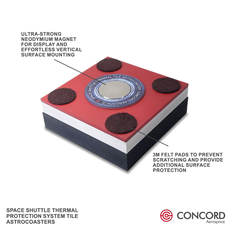 SPACE SHUTTLE THERMAL PROTECTION SYSTEM TILE ASTROCOASTER