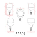 SPB07 Brass PAR36 Outdoor Flood Light 12V Low Voltage LED Landscape Lighting