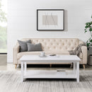 48" Wood Coffee Table