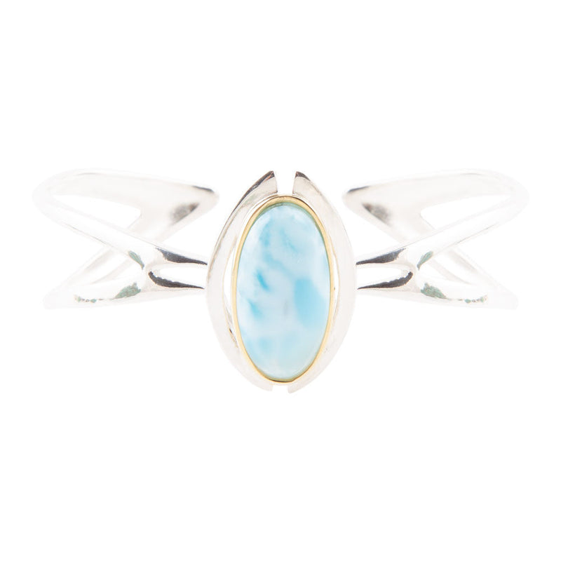 Shine Bright Larimar Cuff Bracelet
