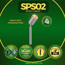 SPS02 12V Low Voltage LED Stainless Steel Spotlight Adjustable Up Lighting Fixtures