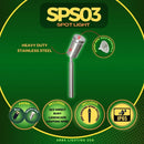 SPS03 LED Stainless Steel 12V Low Voltage Outdoor Spotlight Adjustable Up Lighting Fixtures