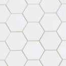 Snow White 12x12 Honed Hexagon Thassos Marble Mosaic Tile (5 pack, 4.83 sq ft/case) by Apollo Tile