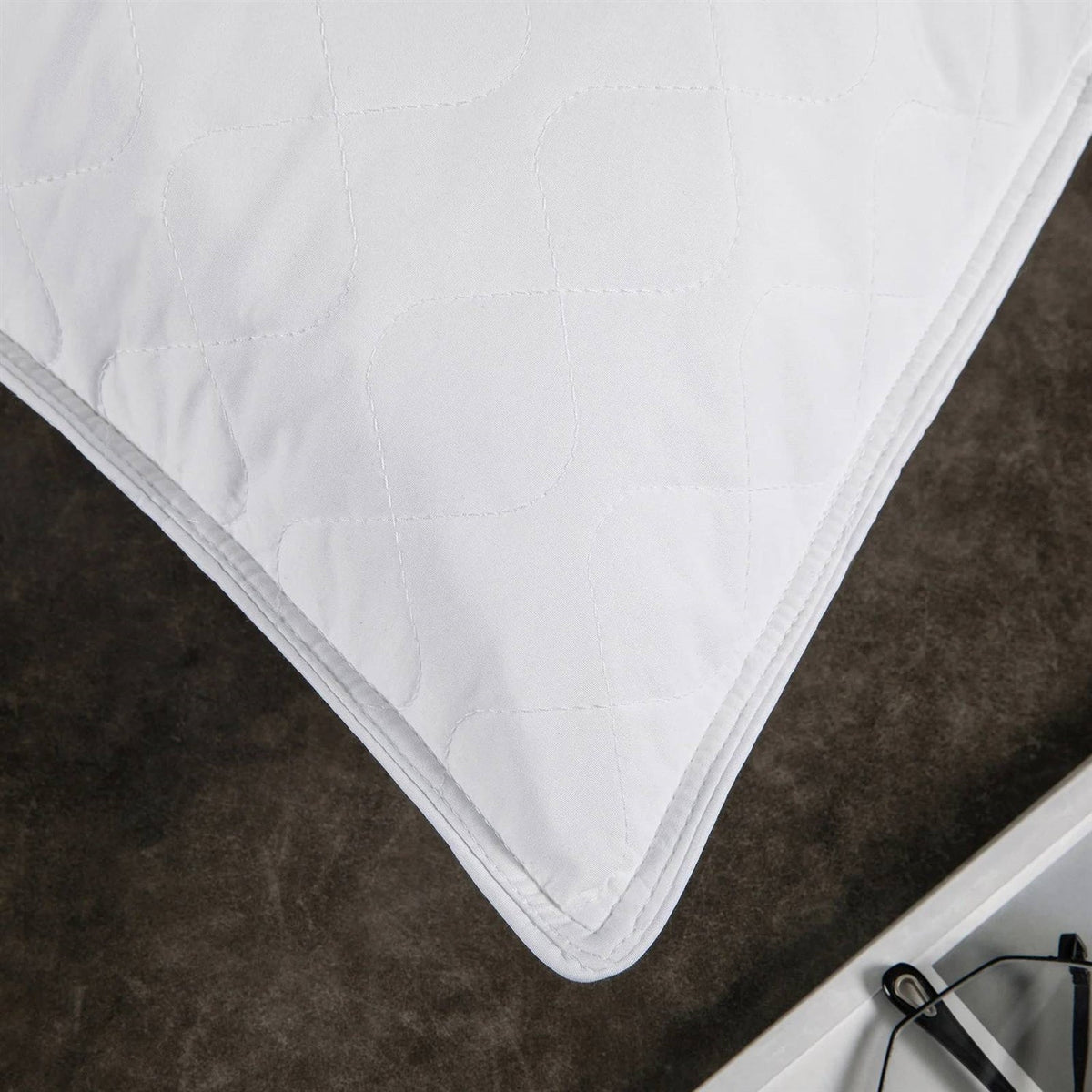 Set of 2 Machine Washable Down Feather Blend Pillow in Standard/Queen size, photo 4 of 5