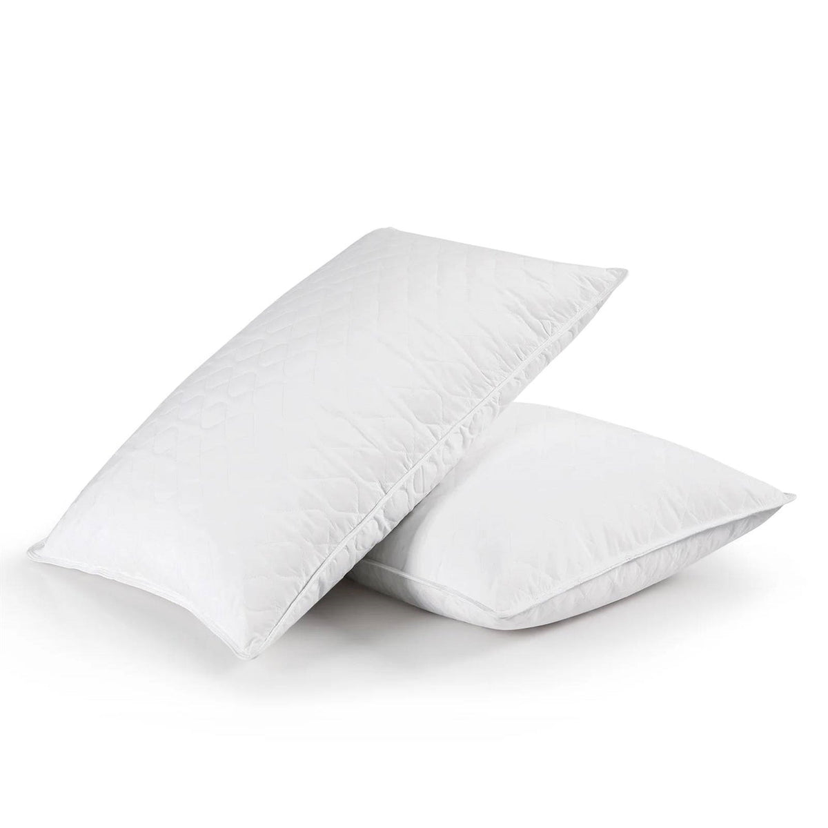 Set of 2 Machine Washable Down Feather Blend Pillow in Standard/Queen size, photo 5 of 5
