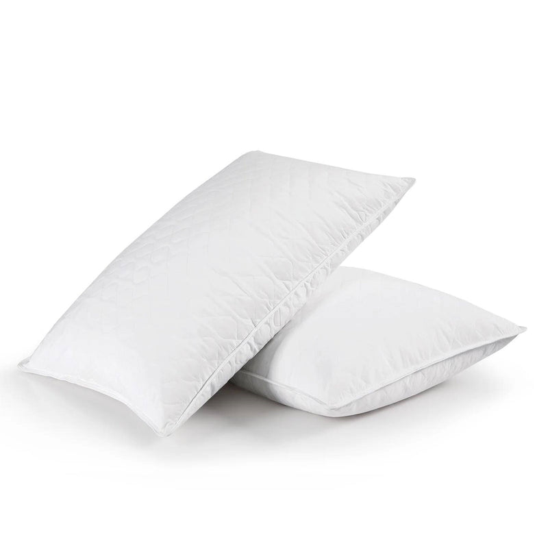 Set of 2 Machine Washable Down Feather Blend Pillow in Standard/Queen size, photo 5 of 5