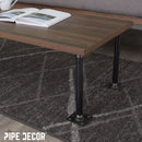 1/2 in. Black Square Floor Flange