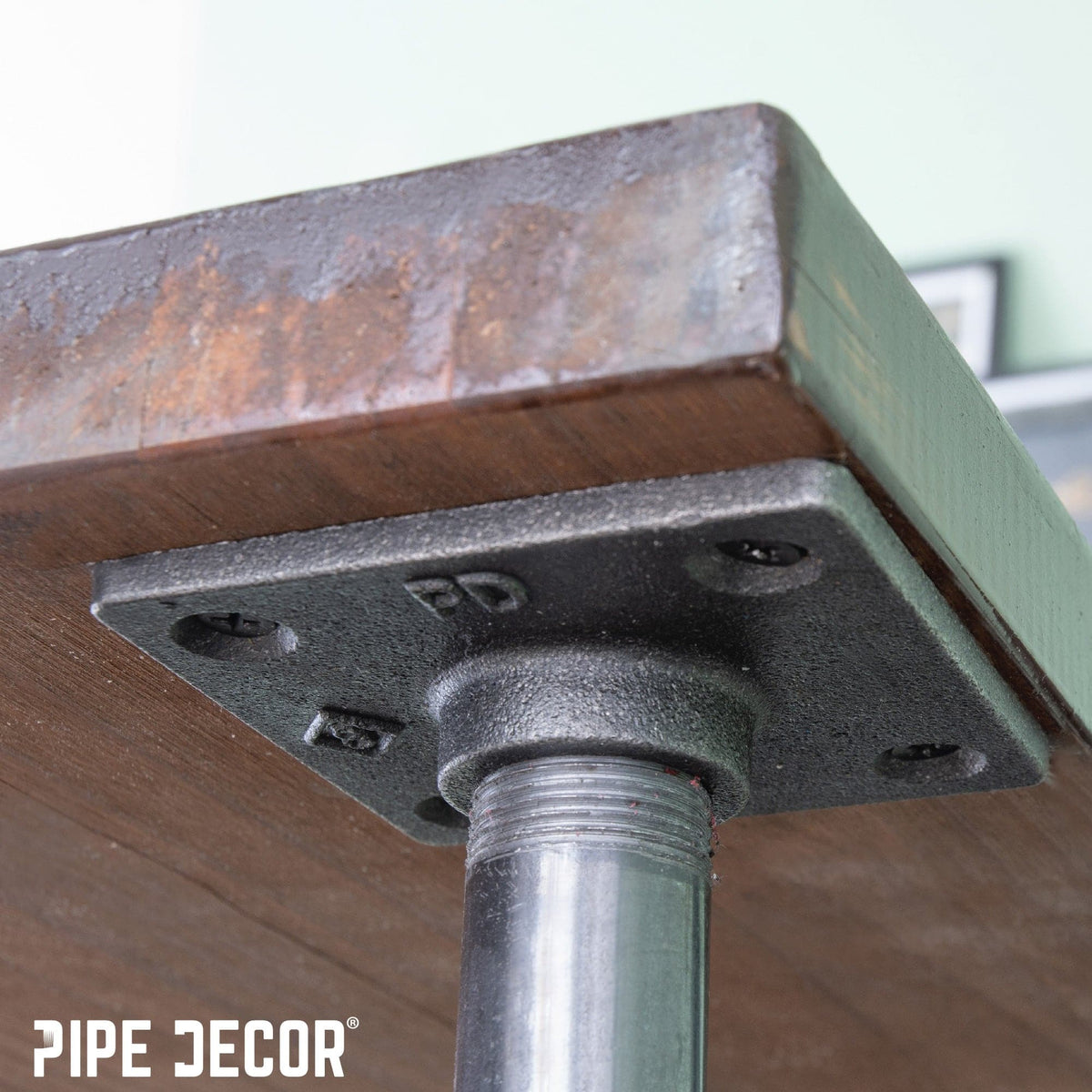 3/4 in. Black Square Floor Flange, photo 5 of 9