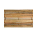 Belize Teak String Mat with Rubber Footing 31.4" x 19.6" by NORDICTEAK.COM
