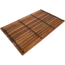 Belize Teak String Mat with Rubber Footing 31.4" x 19.6" by NORDICTEAK.COM