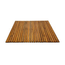 Chiba Teak Shower and Bath String Mat with Rubber Footing 36″ x 36"