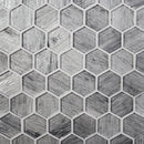Light Gray 12x12 Glossy Hexagon Glass Mosaic Tile (5 pack, 4.83 sq ft/case)