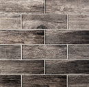 Brown 12x12 Glossy Brick Glass Mosaic Tile (5 pack, 4.83 sq ft/case)