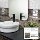 Brown 12x12 Glossy Brick Glass Mosaic Tile (5 pack, 4.83 sq ft/case) by Apollo Tile
