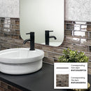 Brown 12x12 Glossy Brick Glass Mosaic Tile (5 pack, 4.83 sq ft/case) - Sample