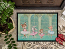 Animal Ballerinas Dancing Doormat - 18x27 Decorative Floor Mat – Indoor/Outdoor Rug with Artistic Flair