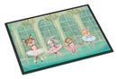 Animal Ballerinas Dancing Doormat - 18x27 Decorative Floor Mat – Indoor/Outdoor Rug with Artistic Flair