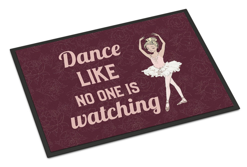 Dance like no one is watching Doormat - 24x36 Decorative Floor Mat – Indoor/Outdoor Rug with Artistic Flair