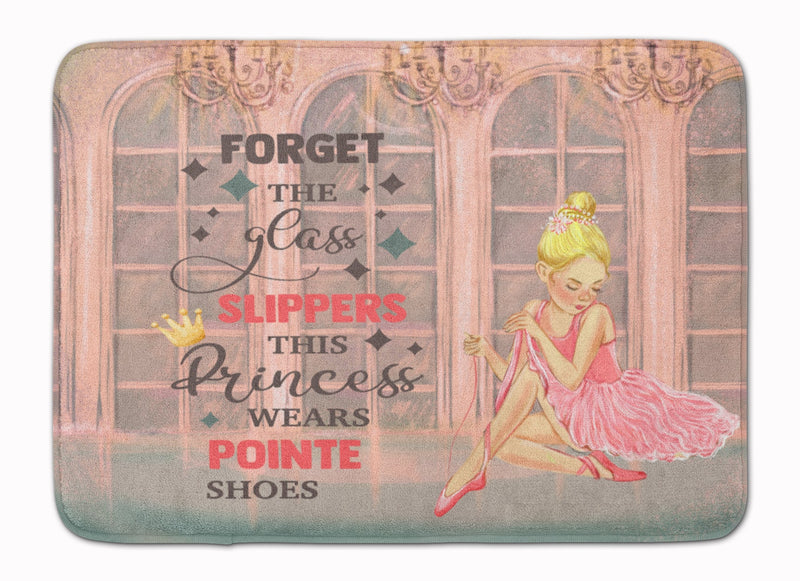 This Princess Wears Pionte Shoes Dance Machine Washable Memory Foam Mat