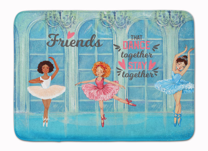 Friends that Dance together stay together Machine Washable Memory Foam Mat