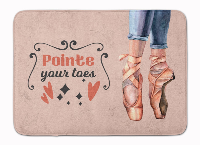 Pointe your Toes Dance Machine Washable Memory Foam Mat