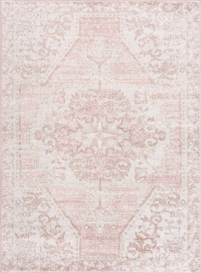 Snead Pink Floral Rug