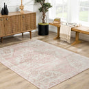 Snead Pink Floral Rug