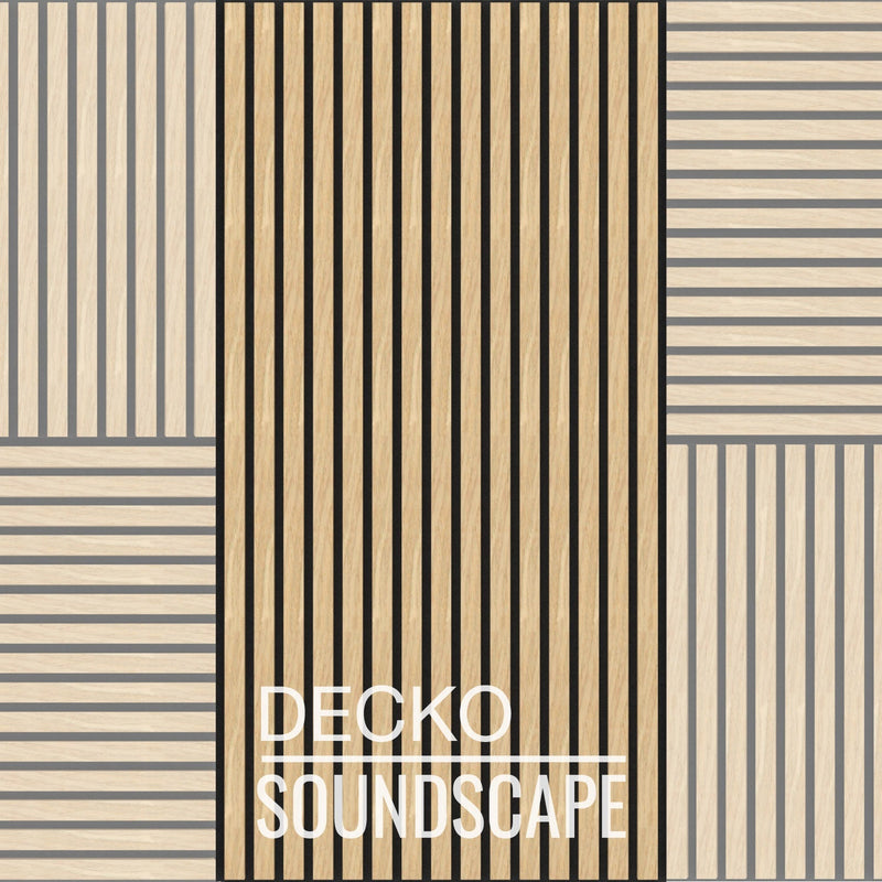 Acoustic Sound Dampening Wall Panels - 3.9 or 7.7 sq ft box | DECKO SOUNDSCAPE - <b>Choose Colour & Size</b>
