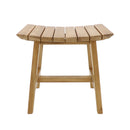 Phoenix Natural Teak Shower and Bath Slatted Stool