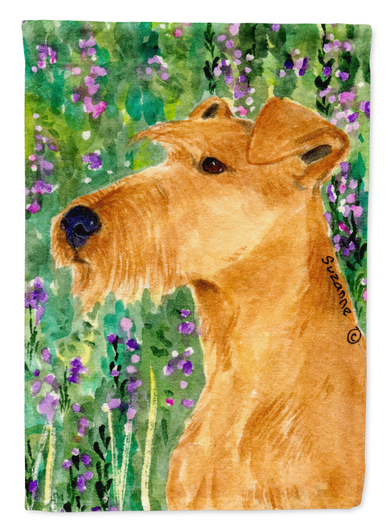 Irish Terrier Flag Canvas House Size