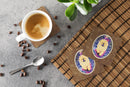 Chow Chow Foam Coasters Set of 4 Cup Coasters for Indoor Outdoor, Tabletop Protection, Anti Slip, Mouse pad Material