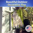 Wheaten Terrier Soft Coated House Flag 28x40 Porch Sleeve Pole Decorative Outside Yard Banner Artwork Wall Hanging, Polyester