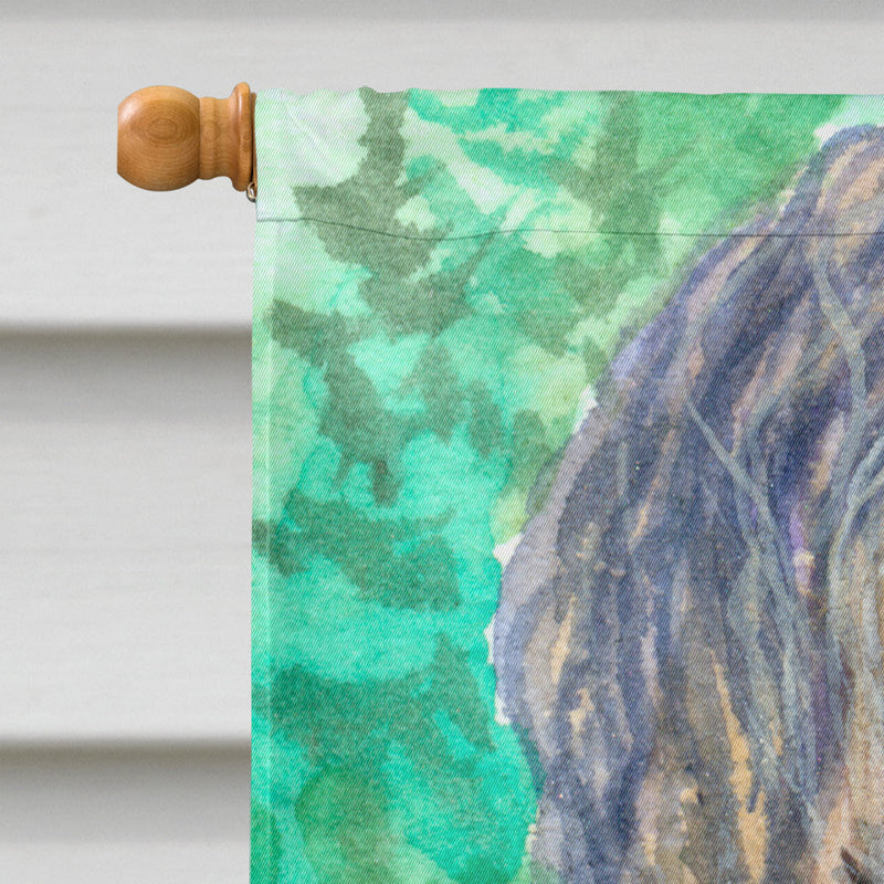 Bergamasco Sheepdog Flag Canvas House Size