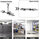 Hitch Mounted Bike Rack Bicycle Platform Style Carrier with 2" Hitch Receiver for Cars Trucks SUVs Minivans