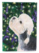Dandie Dinmont Terrier House Flag 28x40 Porch Sleeve Pole Decorative Outside Yard Banner Artwork Wall Hanging, Polyester