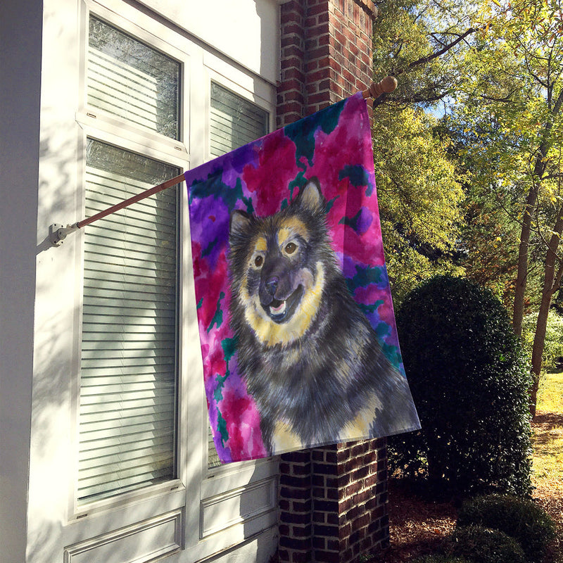 Finnish Lapphund Flag Canvas House Size