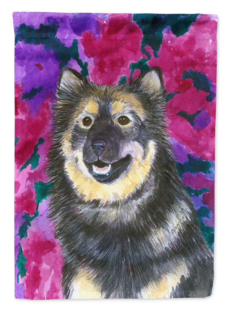 Finnish Lapphund Flag Canvas House Size