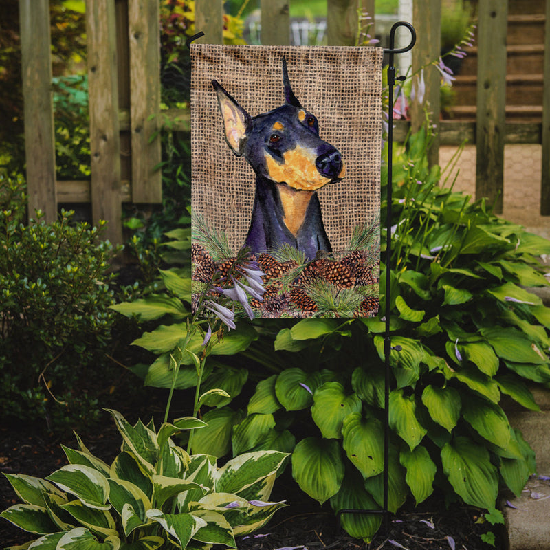 Doberman Flag Garden Size