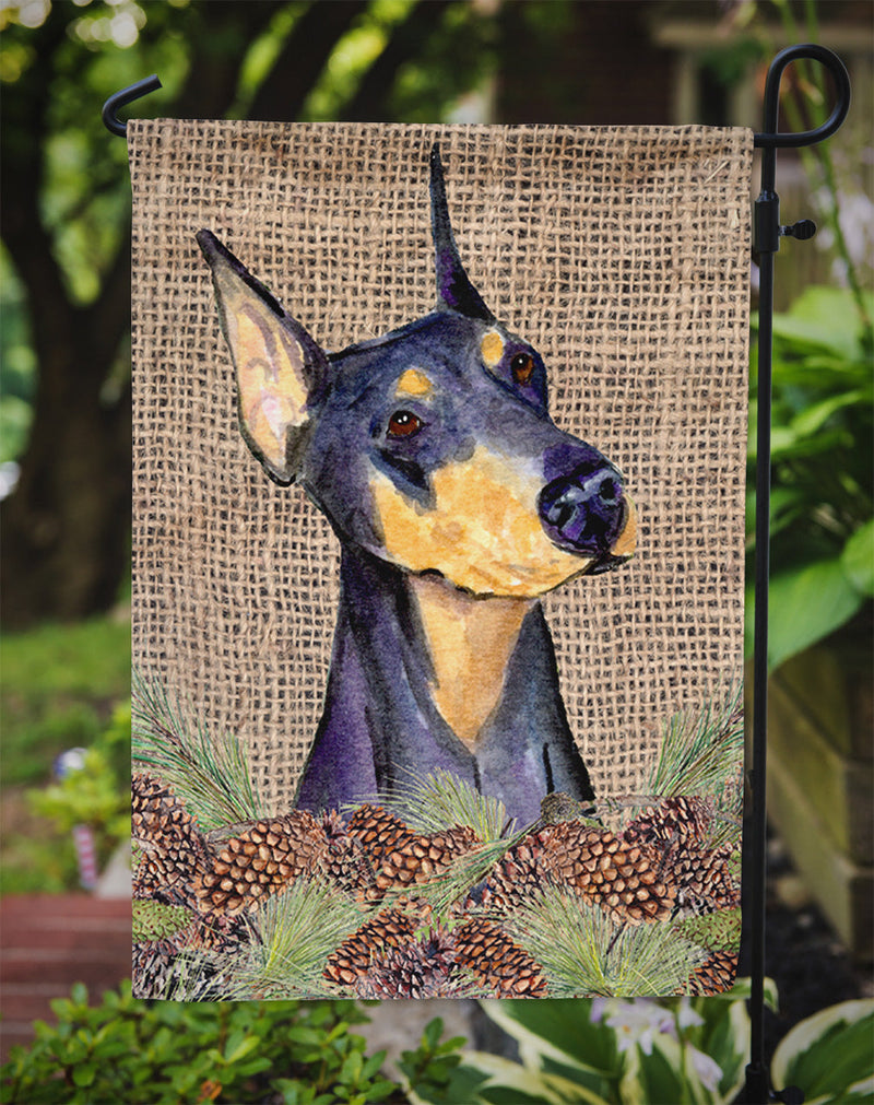 Doberman Flag Garden Size