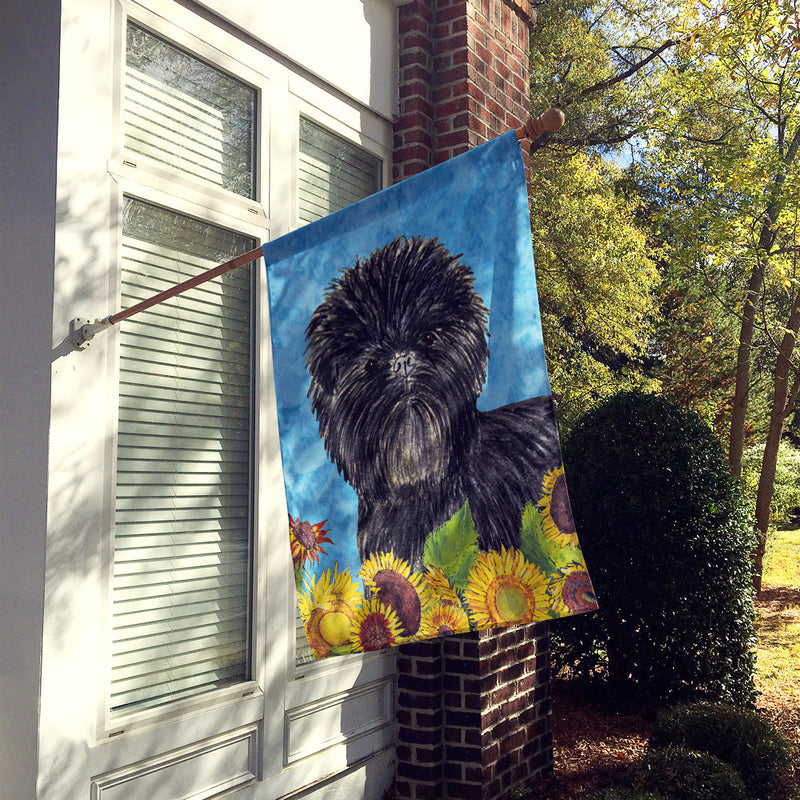 Affenpinscher Flag Canvas House Size