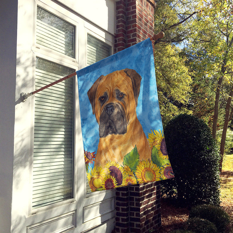 Bullmastiff Flag Canvas House Size