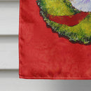 Corgi Cristmas Wreath House Flag 28x40 Porch Sleeve Pole Decorative Outside Yard Banner Artwork Wall Hanging, Polyester