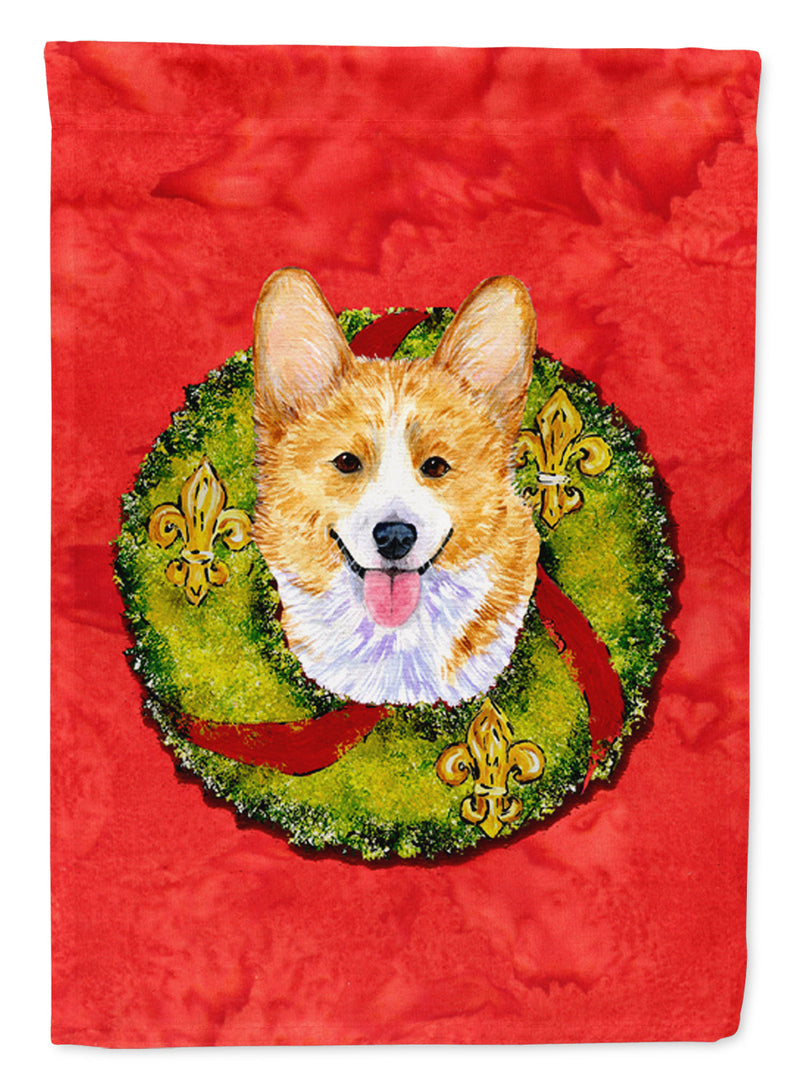 Corgi Flag Canvas House Size