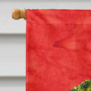 Bearded Collie Cristmas Wreath House Flag 28x40 Porch Sleeve Pole Decorative Outside Yard Banner Artwork Wall Hanging, Polyester
