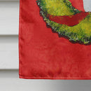 Basenji Cristmas Wreath House Flag 28x40 Porch Sleeve Pole Decorative Outside Yard Banner Artwork Wall Hanging, Polyester