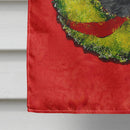 Gordon Setter Cristmas Wreath House Flag 28x40 Porch Sleeve Pole Decorative Outside Yard Banner Artwork Wall Hanging, Polyester
