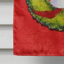 Fox Terrier Cristmas Wreath House Flag 28x40 Porch Sleeve Pole Decorative Outside Yard Banner Artwork Wall Hanging, Polyester